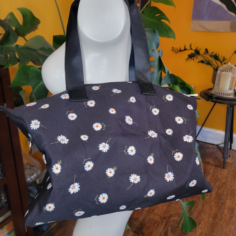 Alice And Olivia Daisy Print Duffle Bag